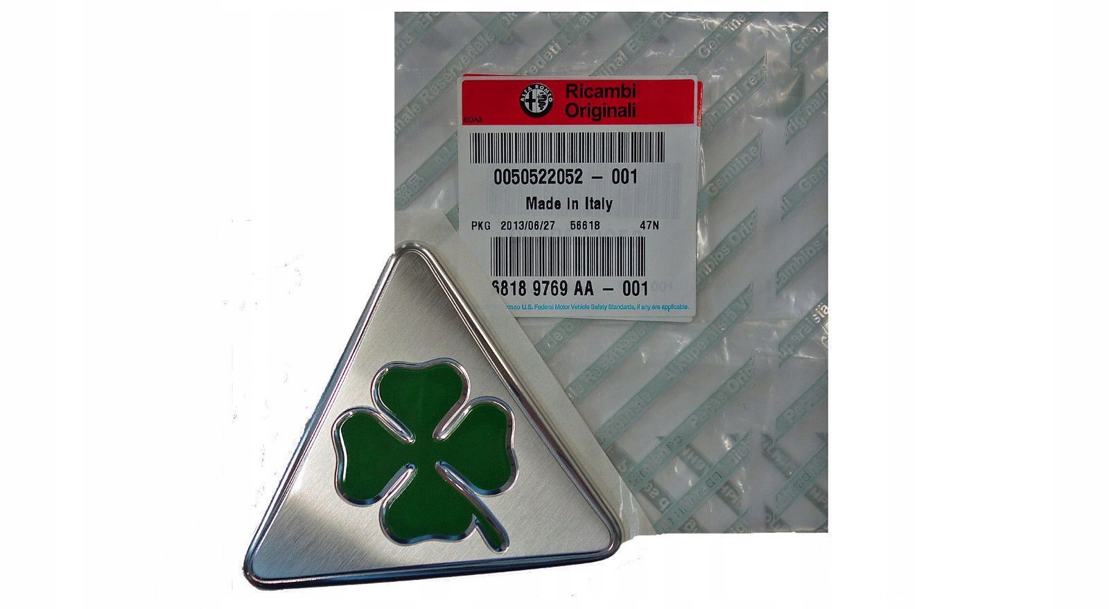 Znaczek koniczynka str. lewa Alfa Romeo Giulietta 50522052 za 222 zł z