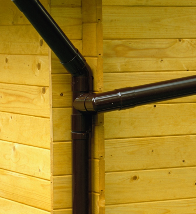 Rynny Marley KOLANO 45' Rury 105 Brąz Kod producenta 078366BR