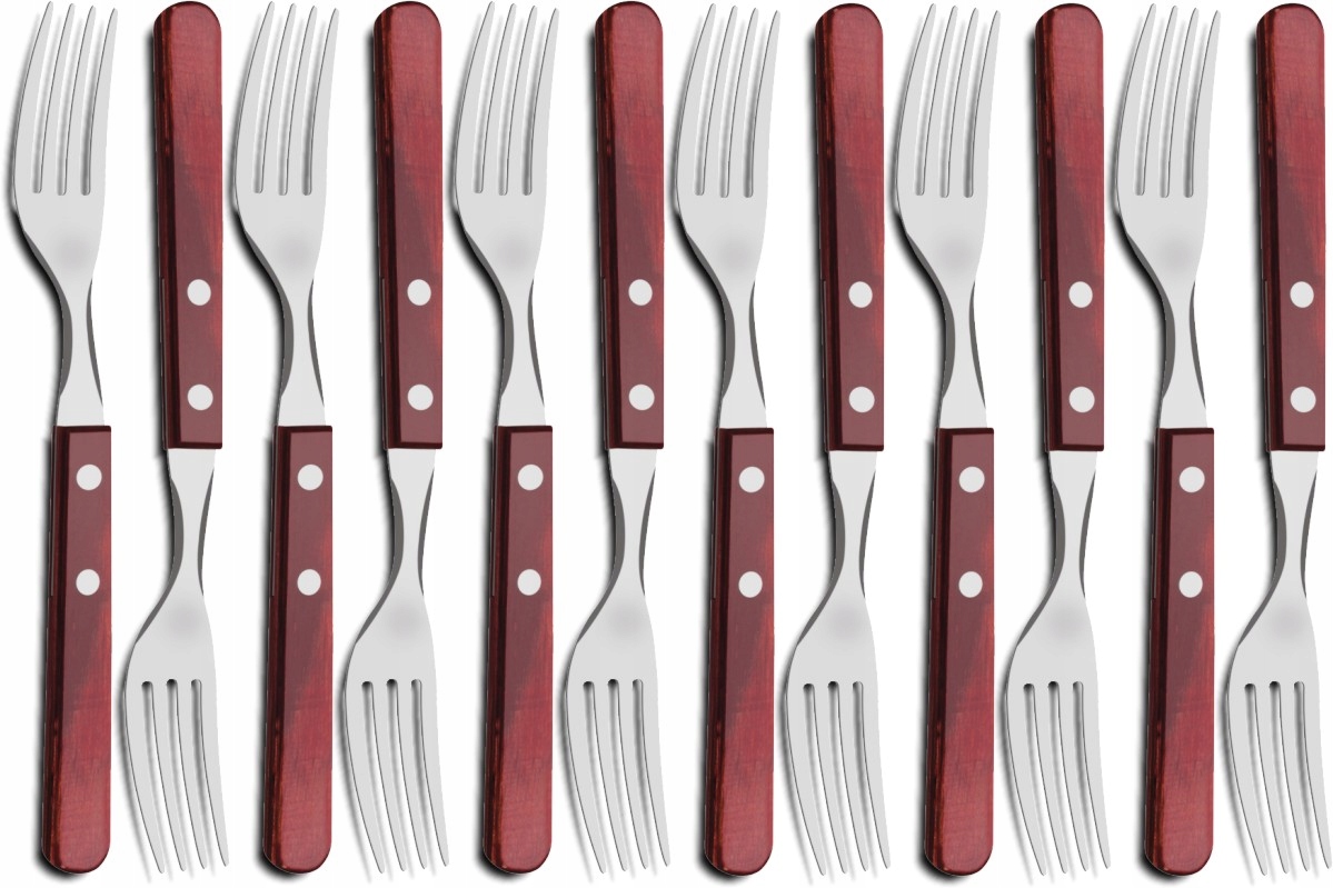 

Tramontina 12x Widelec stekowy 21cm Bordo Polywood