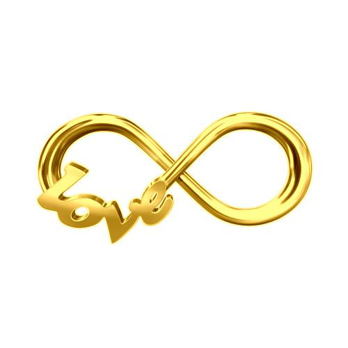 

Zawieszka infinity love celebrytka srebro 925