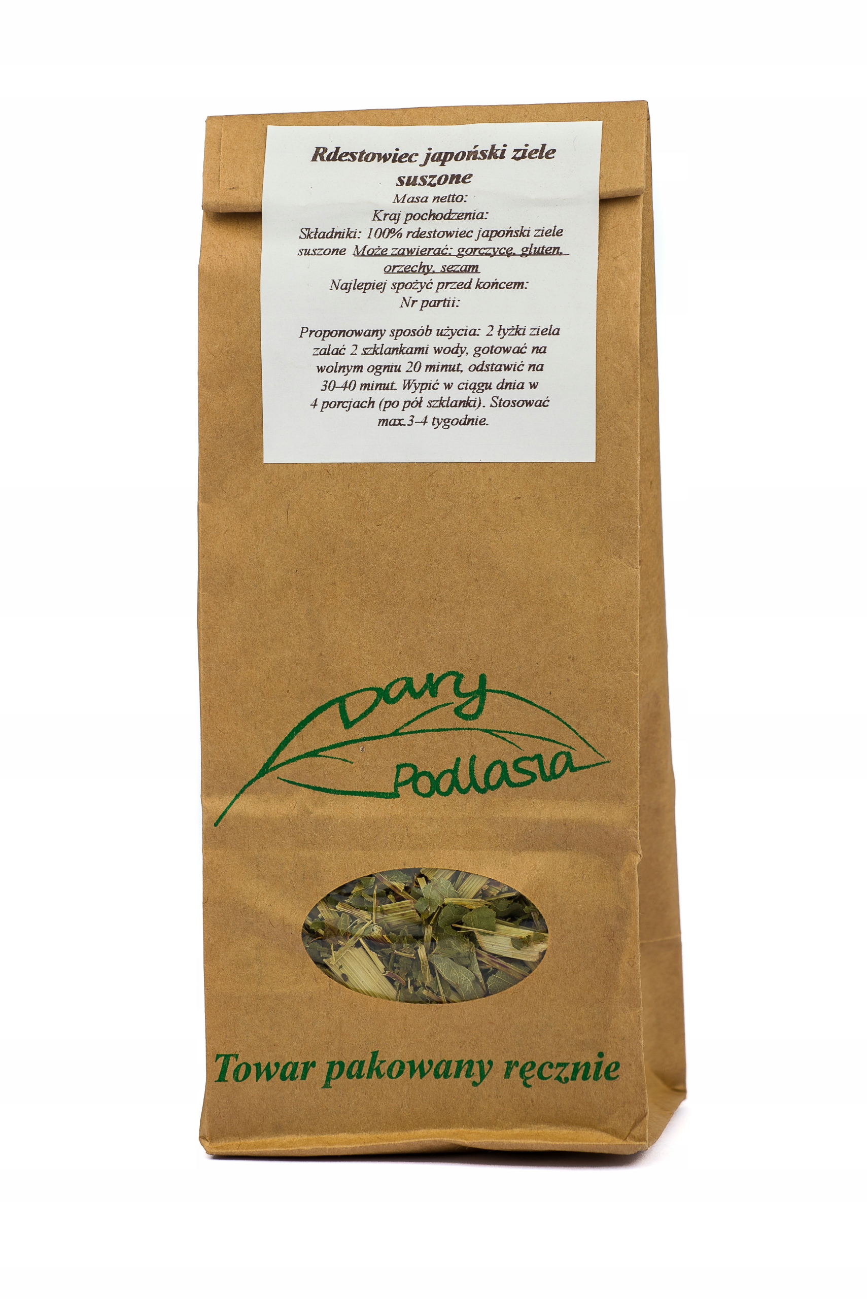 

Rdestowiec japoński ziele 500g Dary Podlasia