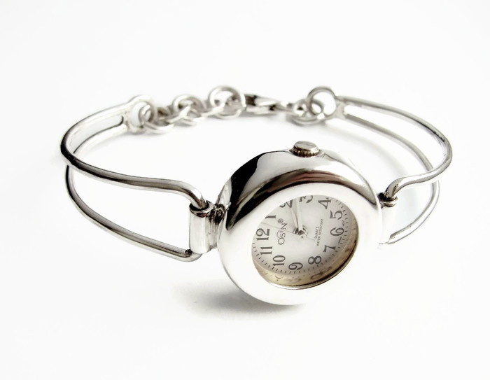 ZE SREBRA KOMUNIA REGULOWANA DŁUGOŚĆ ZEGAREK ETUI Marka Inna marka