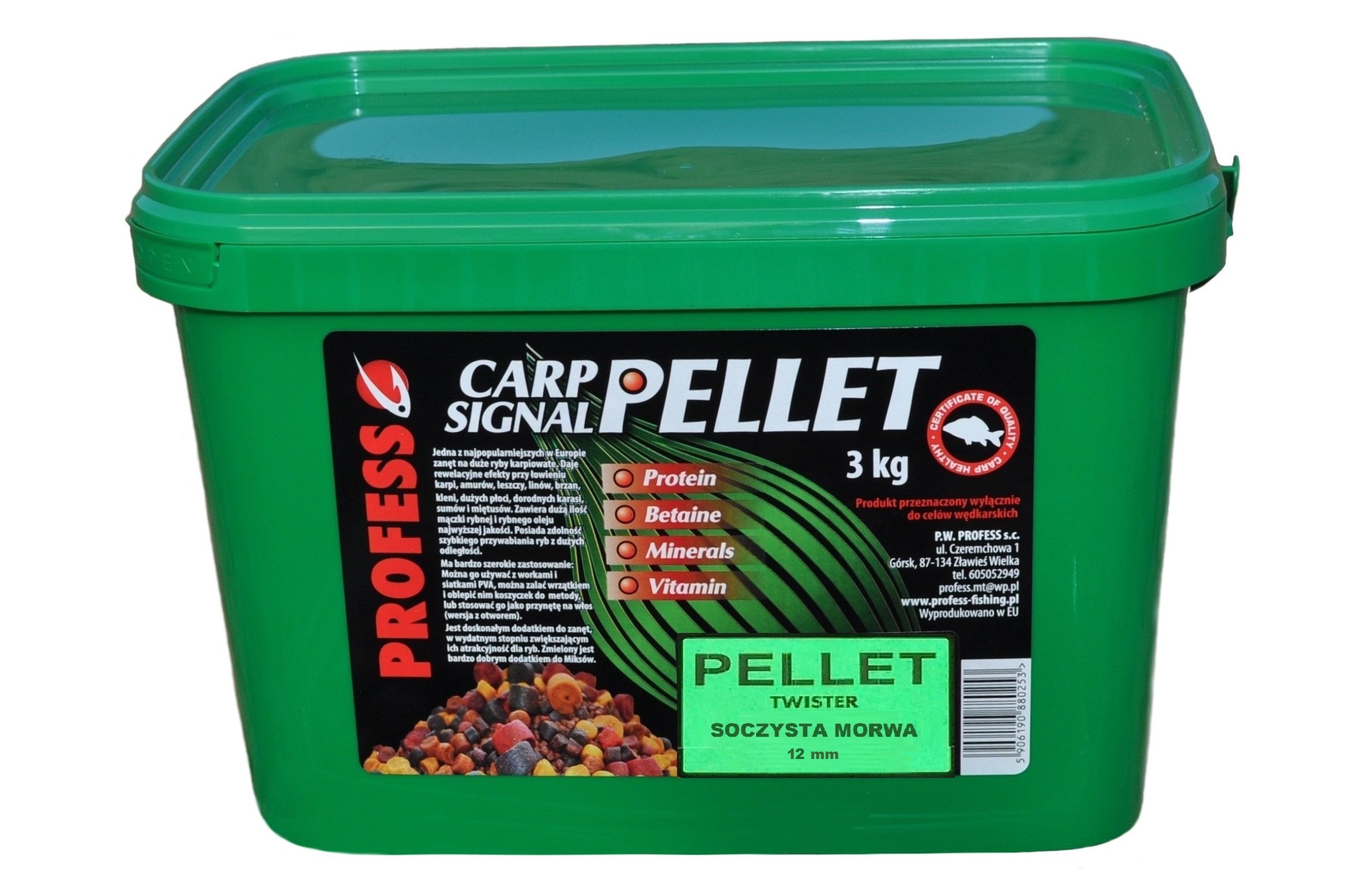 Profess Pellet Twister Soczysta Morwa 12mm/3kg