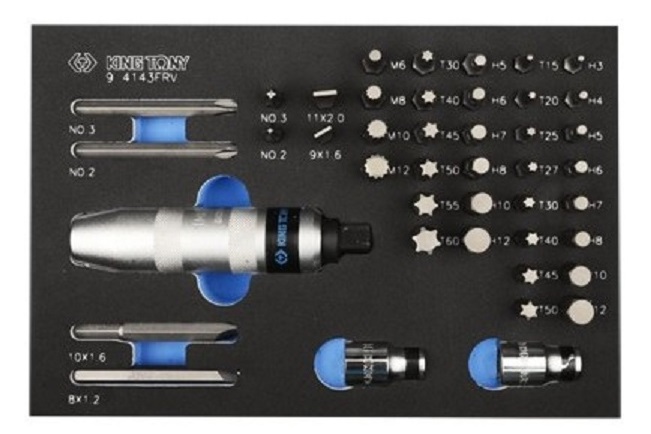 Príklepový Skrutkovač Bity 5/16'' King Tony 9-4143FRV