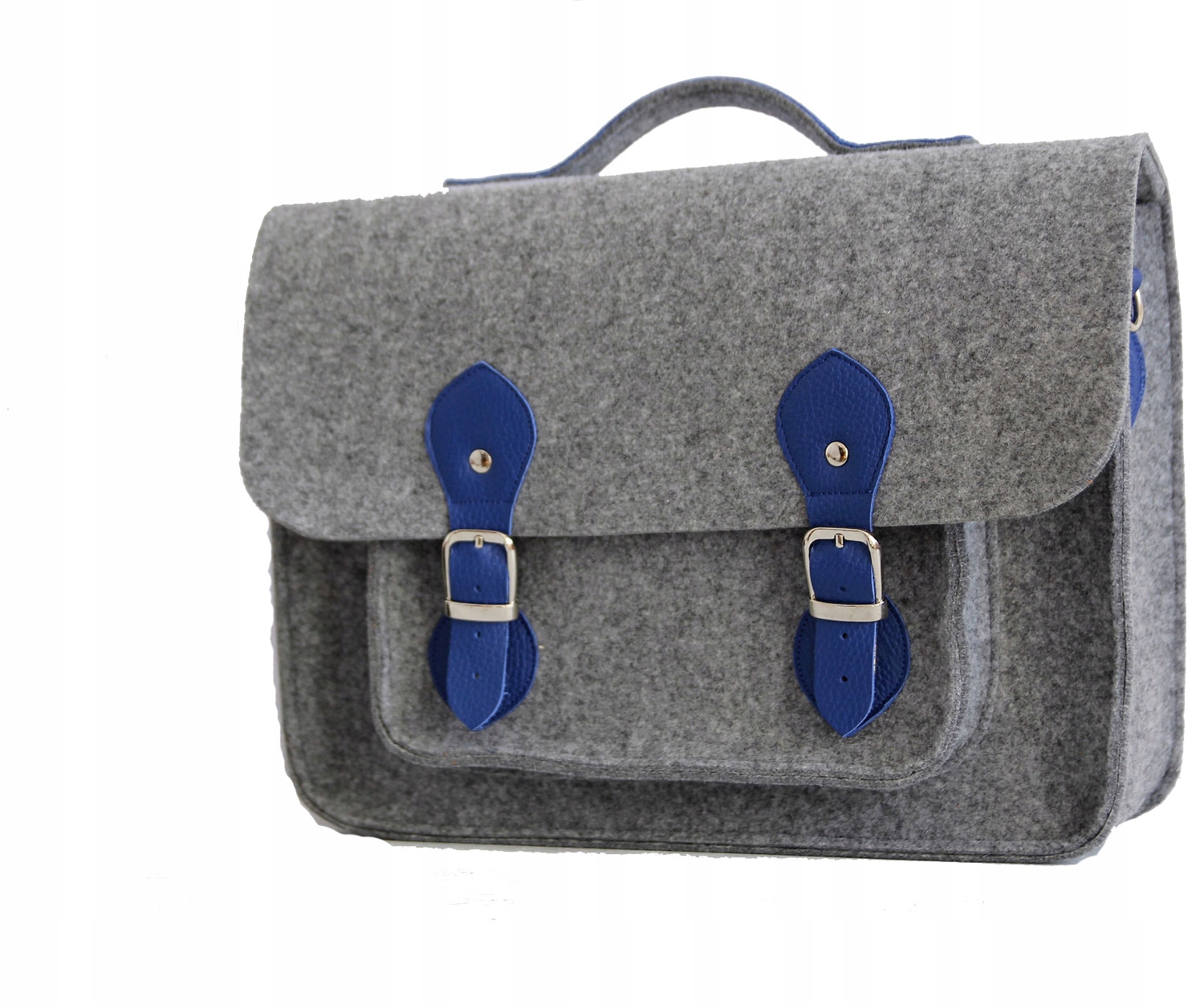 Aktówka filcowa 17 cali - Torba na laptopa 17 cali Materiał dominujący filc