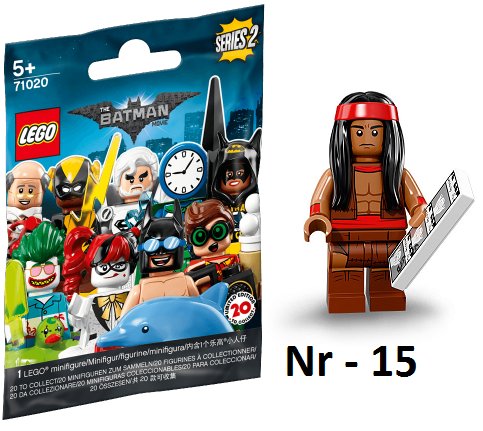 

Lego 71020 Minifigures Batman 2 Apache Chief nr 15