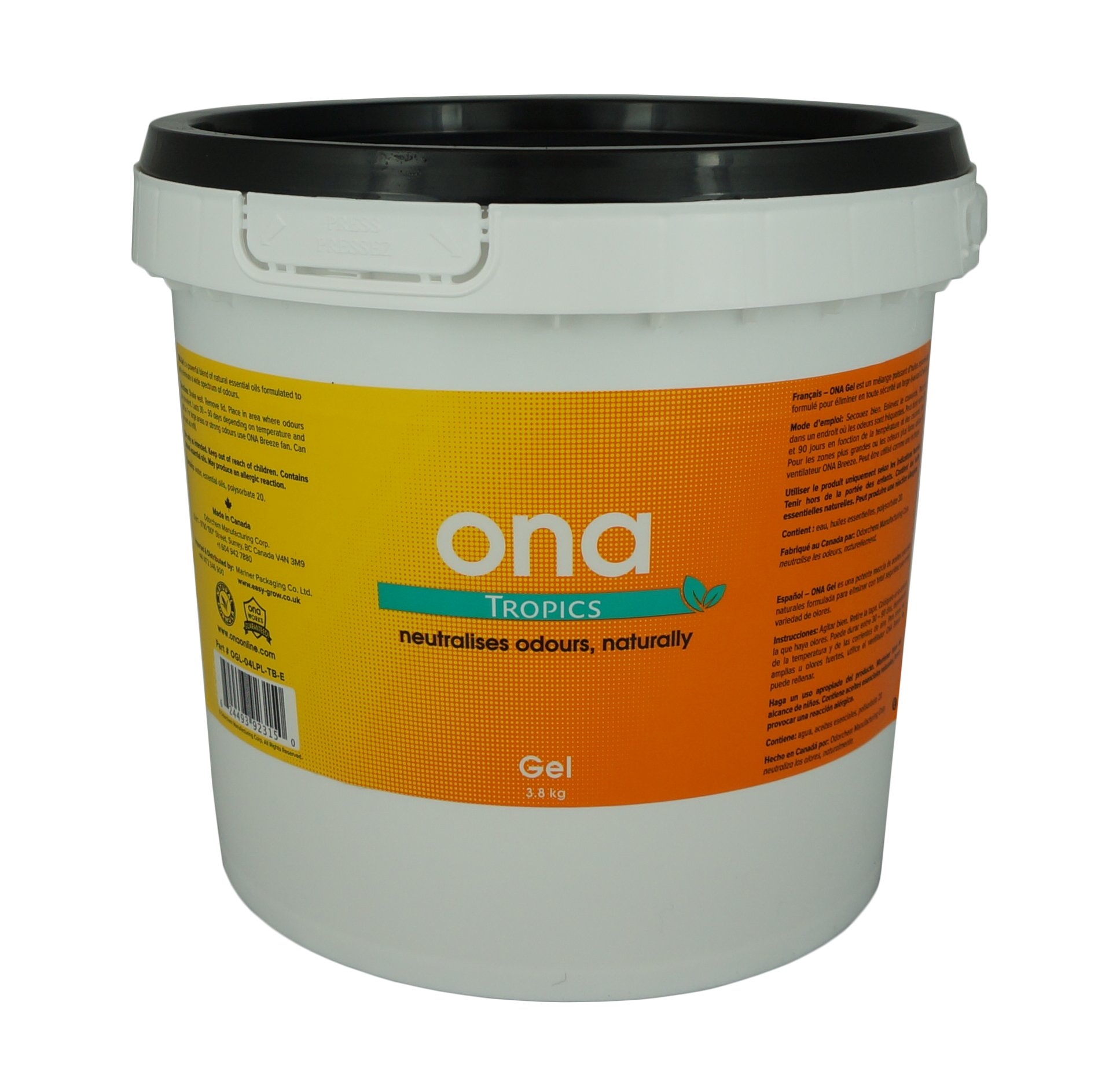 

Ona Żel 4kg. - Neutralizator Zapachów Tropikalny