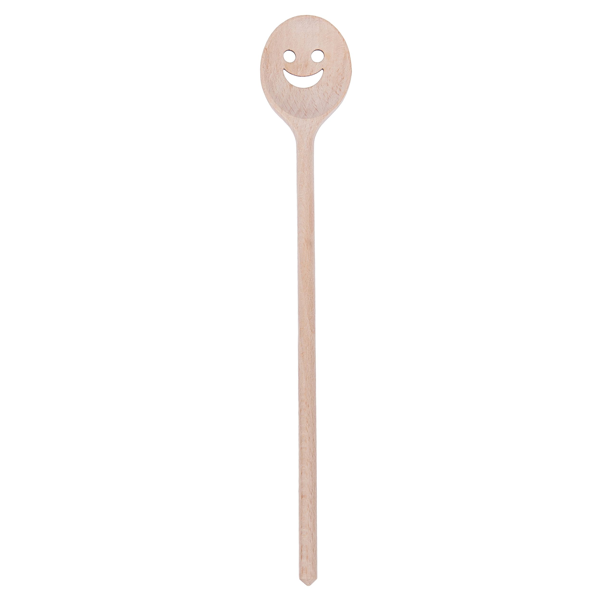 

Łyżka kuchenna drewniana 25 cm Uśmiech