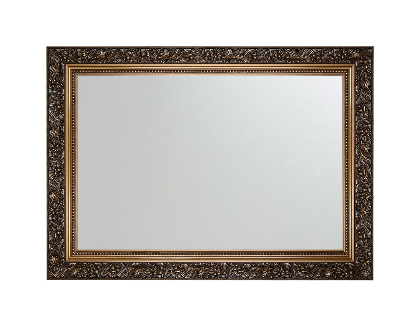 LUSTRO 110x50 Rama drewniana Biała Złota Srebrna Materiał ramy drewno