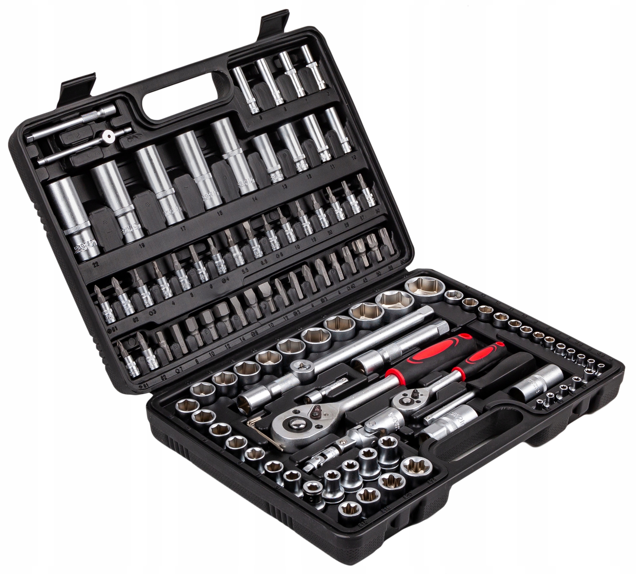 ZESTAW 108 KLUCZY KLUCZE NASADOWE TORX NARZEDZIOWY Liczba elementów w zestawie 108