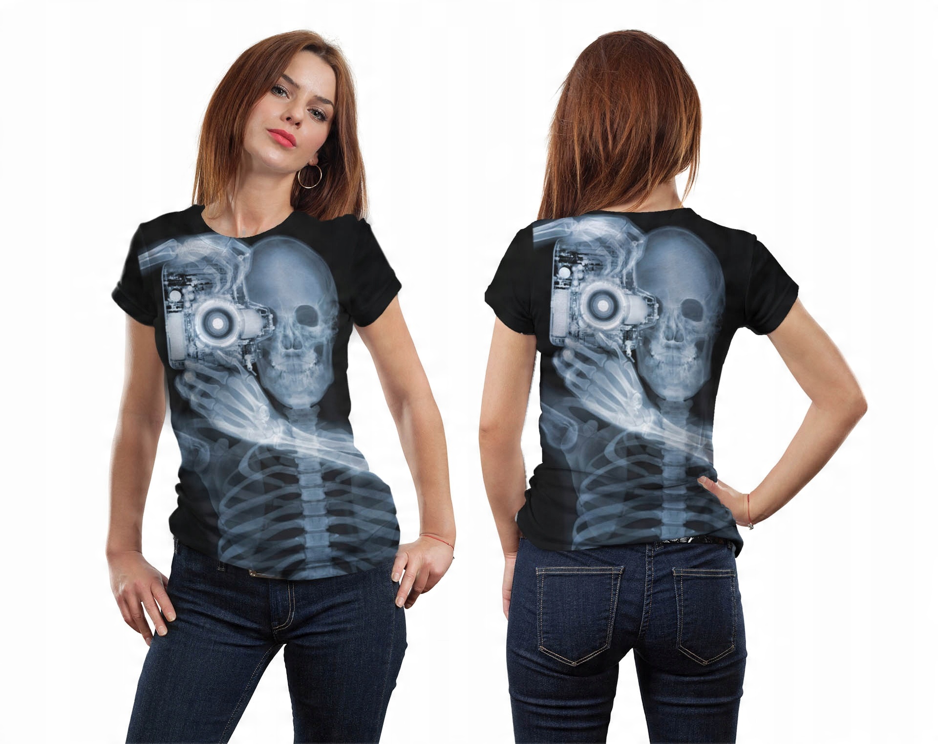 

Koszulka Fullprint T-shirt Rentgen L Grafika 3D Pl