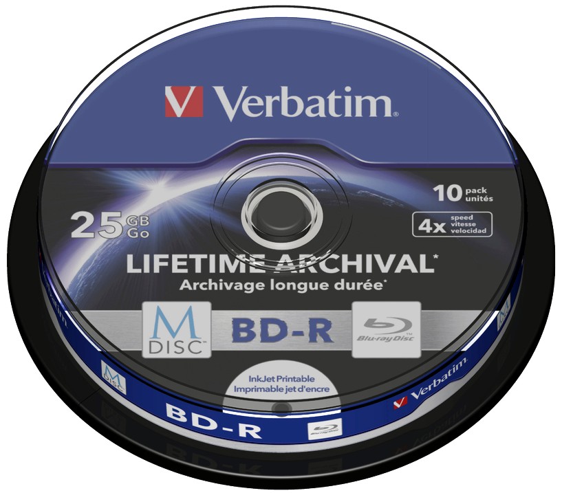 Płyty Blu-ray 25GB Bd-r M-disc archiwizacjia 10szt