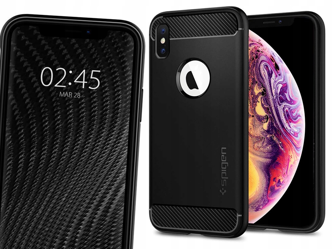 

Spigen Rugged Armor - Etui Gumowe - Iphone X/xs