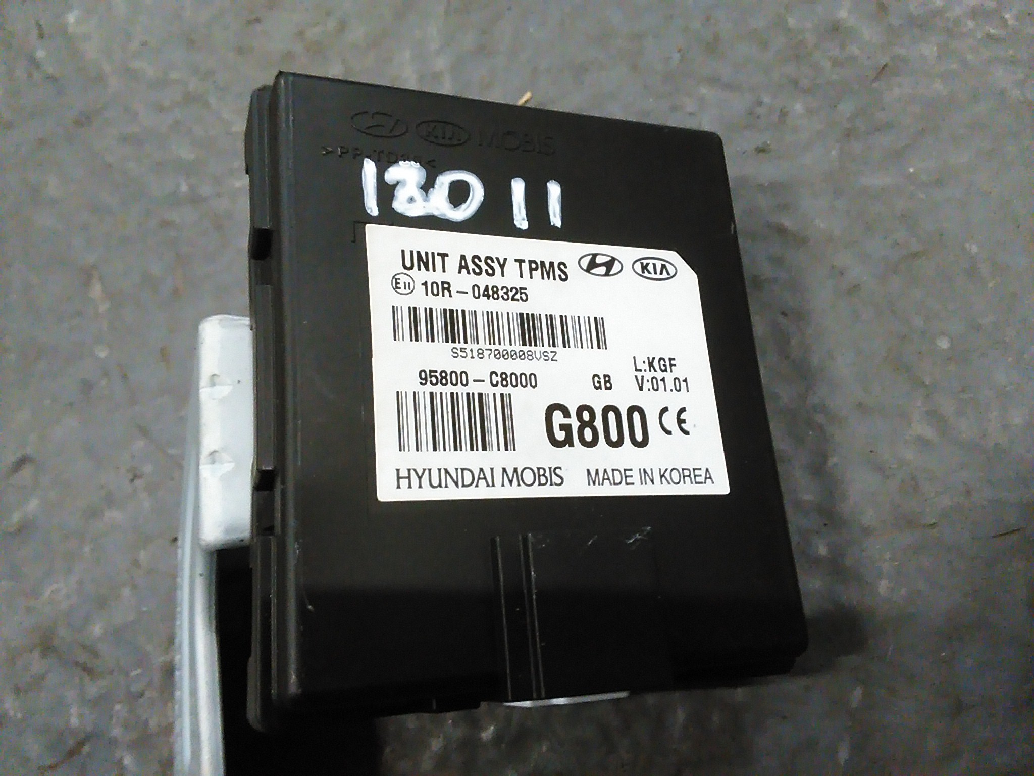 95800C8000 - HYUNDAI I20 II 2015-18 модуль ASSY-TPMS 95800-C8000