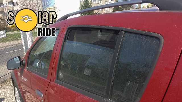 Zasłonki osłony przeciwsłoneczne Dacia Sandero I (2008-2012) Rodzaj osłony przeciwsłoneczne