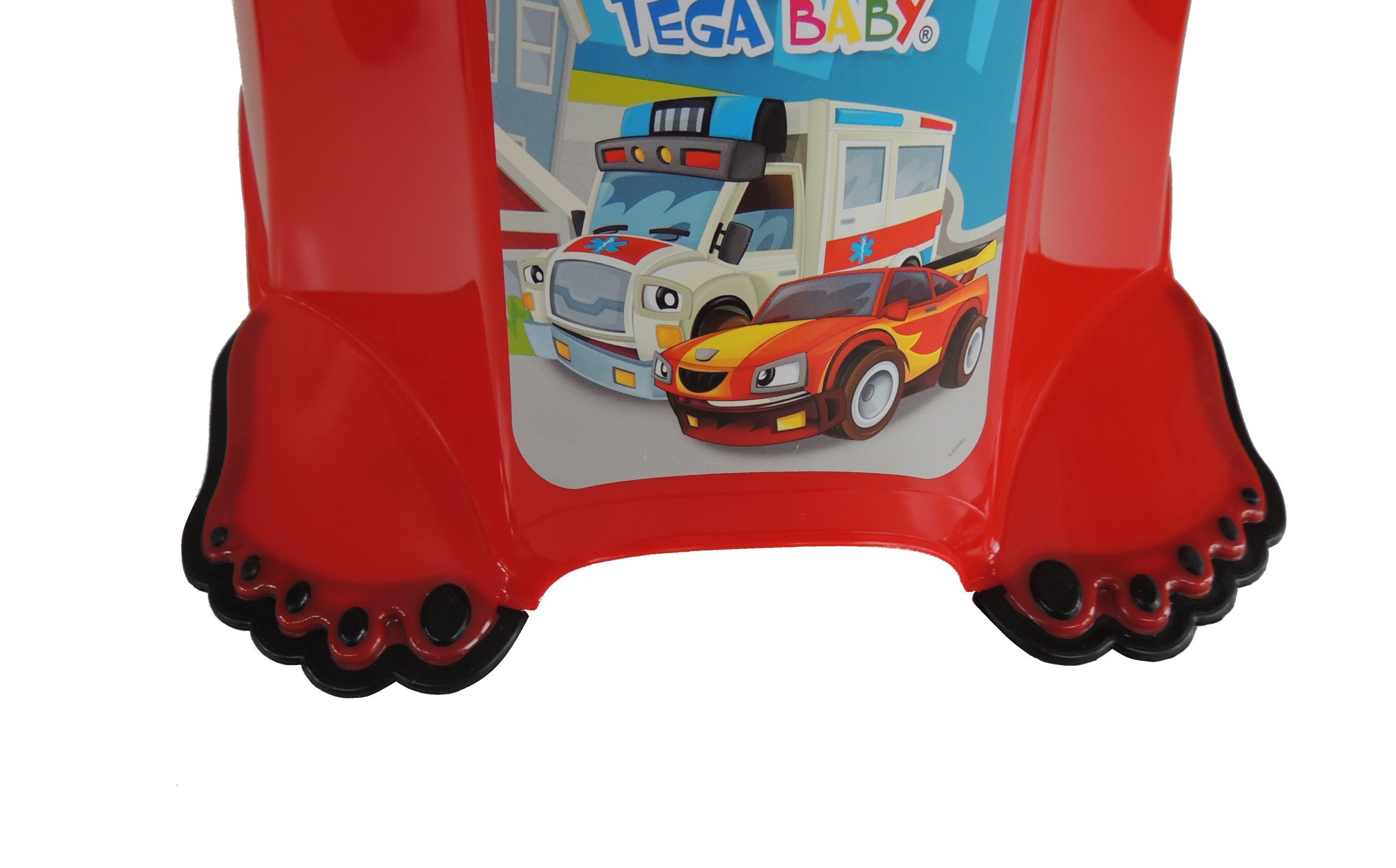 NOCNIK Z POZYTYWKĄ ANTYPOŚLIZGOWY grający AUTA Tega Kolor dodatkowy biały