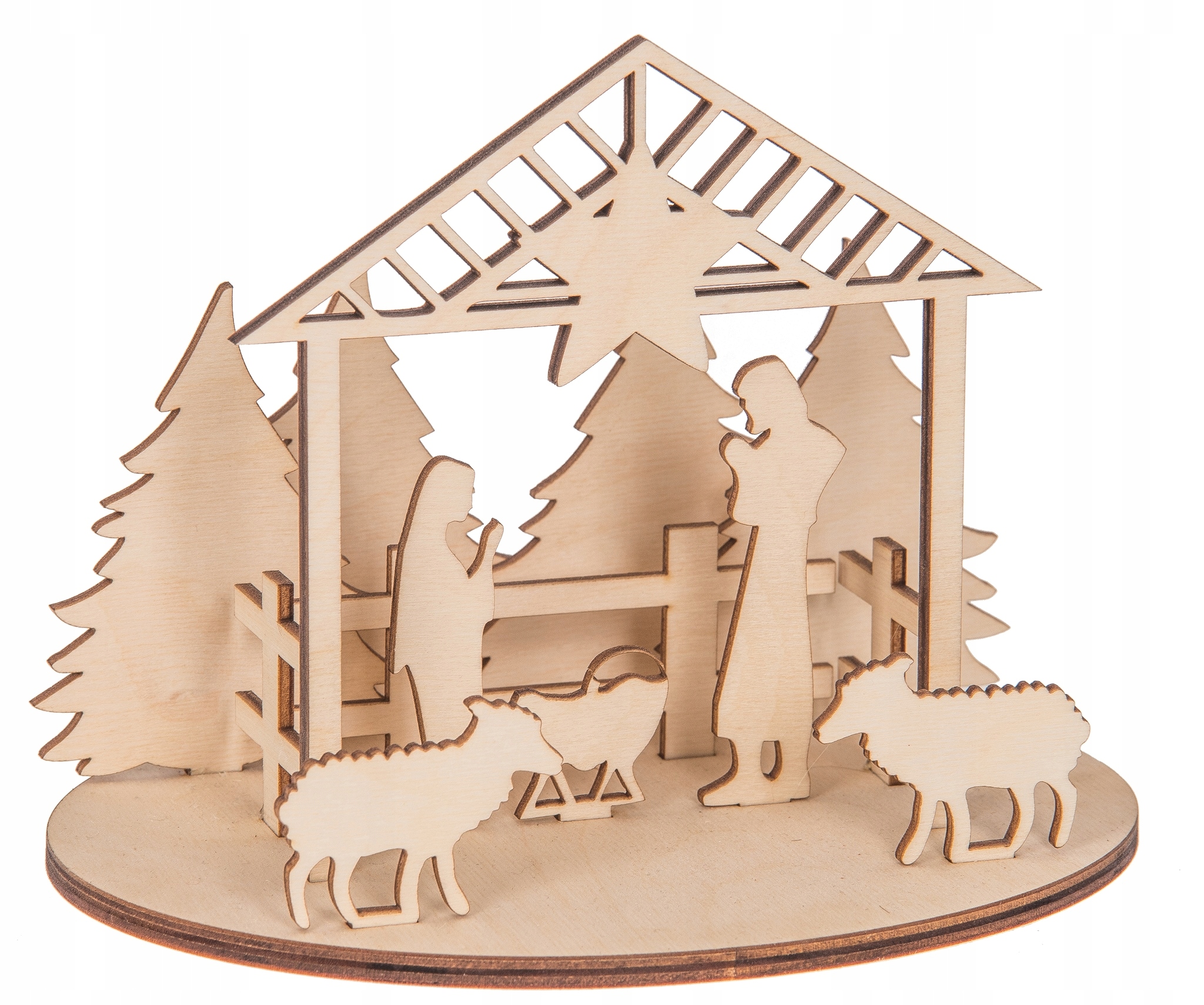 SZOPKA BOŻONARODZENIOWA do SKŁADANIA stajenka mała