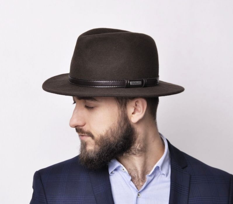 

Kapelusz męski fedora Kamil rozm. 55 Valdorf brąz