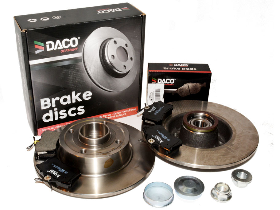 TARCZE KLOCKI LOZYSKA TYL CLIO III 3 MEGANE II 2