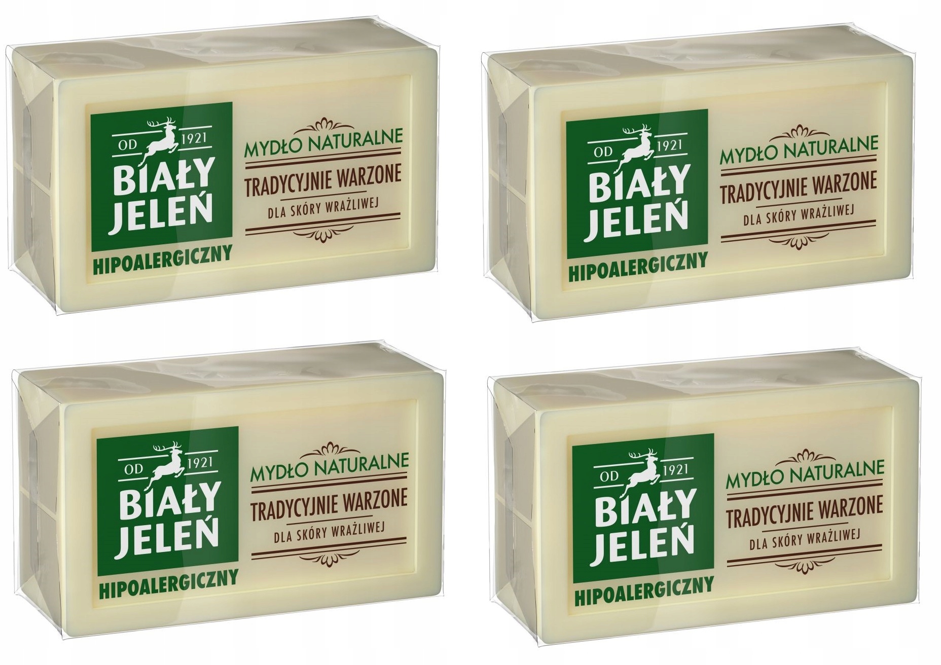 

Biały Jeleń Mydło Naturalne Hipoalergiczne 150G x4