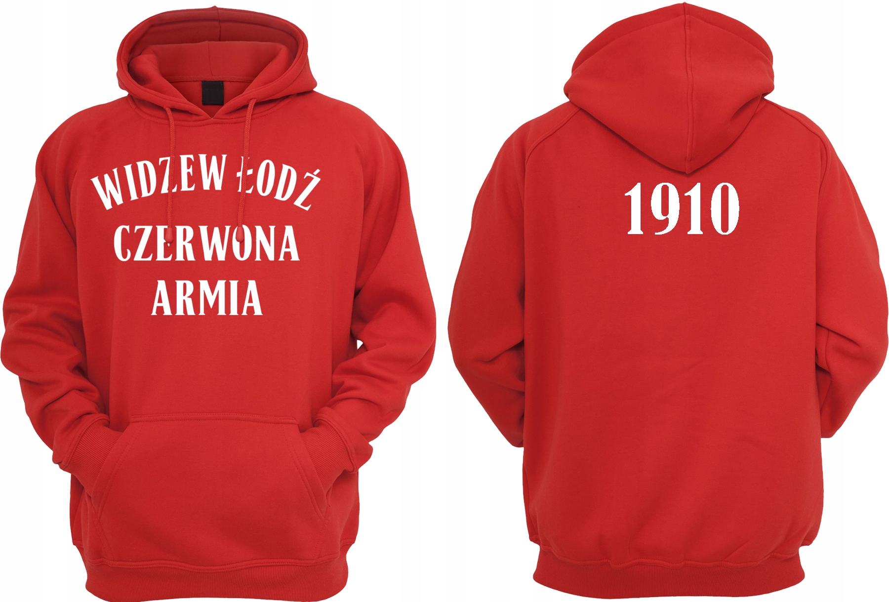

Widzew Łódź bluza z kapturem 3 wzory 3 kolory M