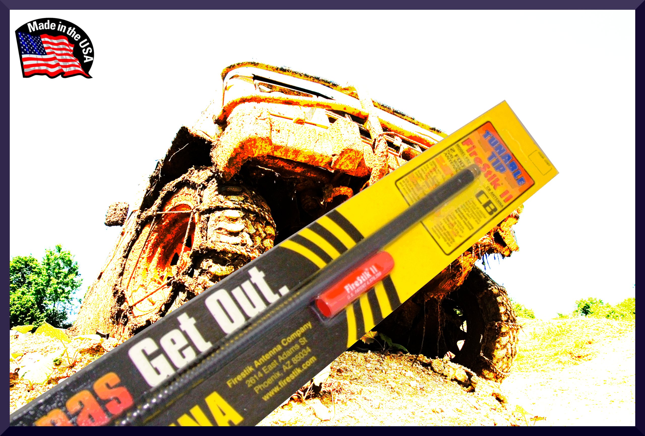 DO Wranglera ZESTAW CB Firestik FS3 CRT MIKE Weight with packaging 3 kg