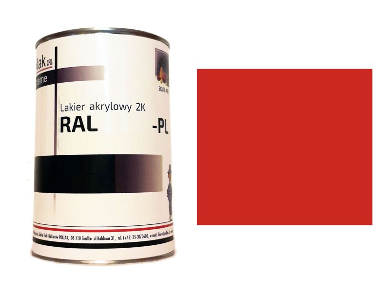 Lakier Akrylowy RAL 2002 POMARANCZOWY CYNOBER 1 L
