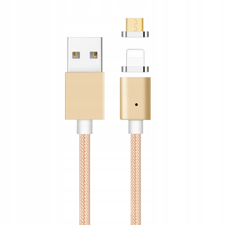 

Kabel Magnetyczny 2W1 Iphone Micro Usb Ładowarka