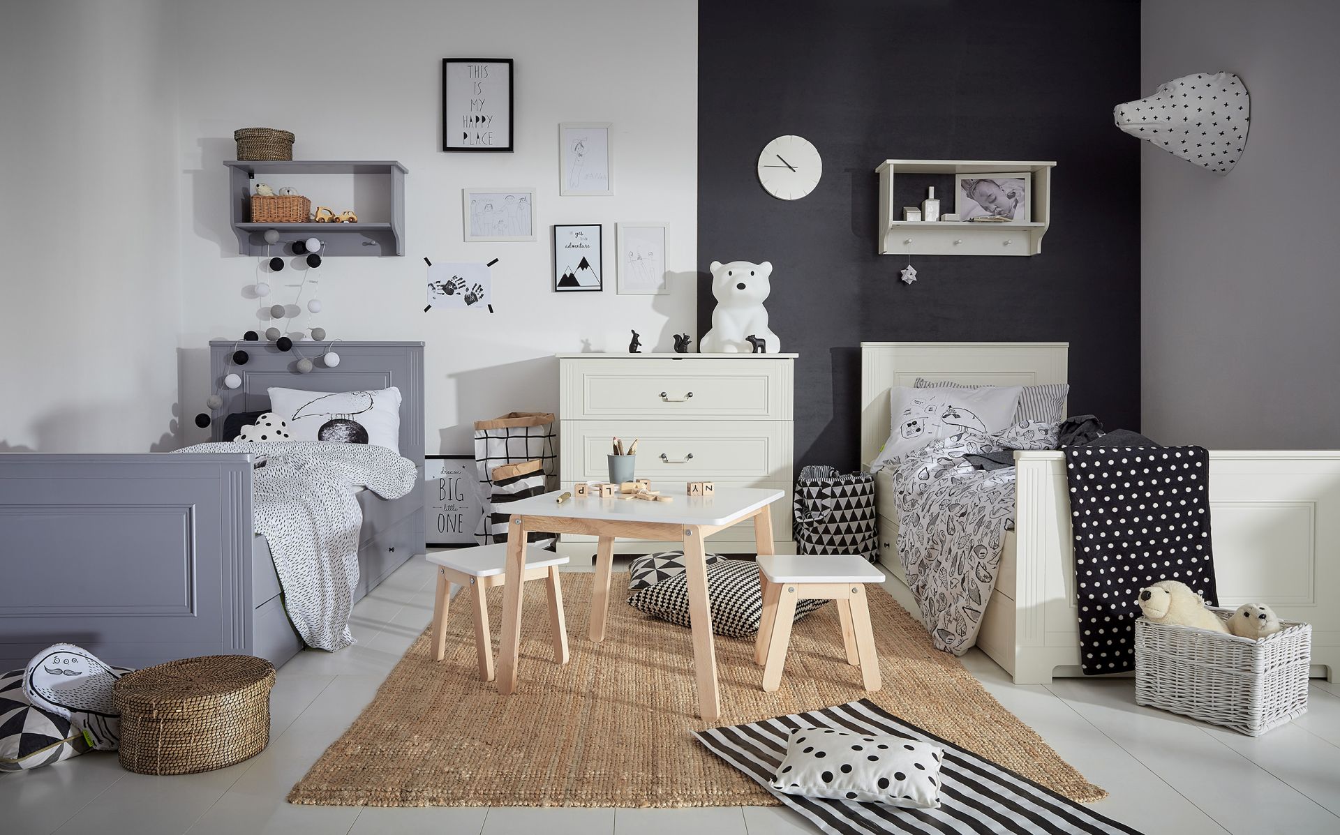 Bellamy Ines White Szafa biała meble niemowlęce Kolor biel