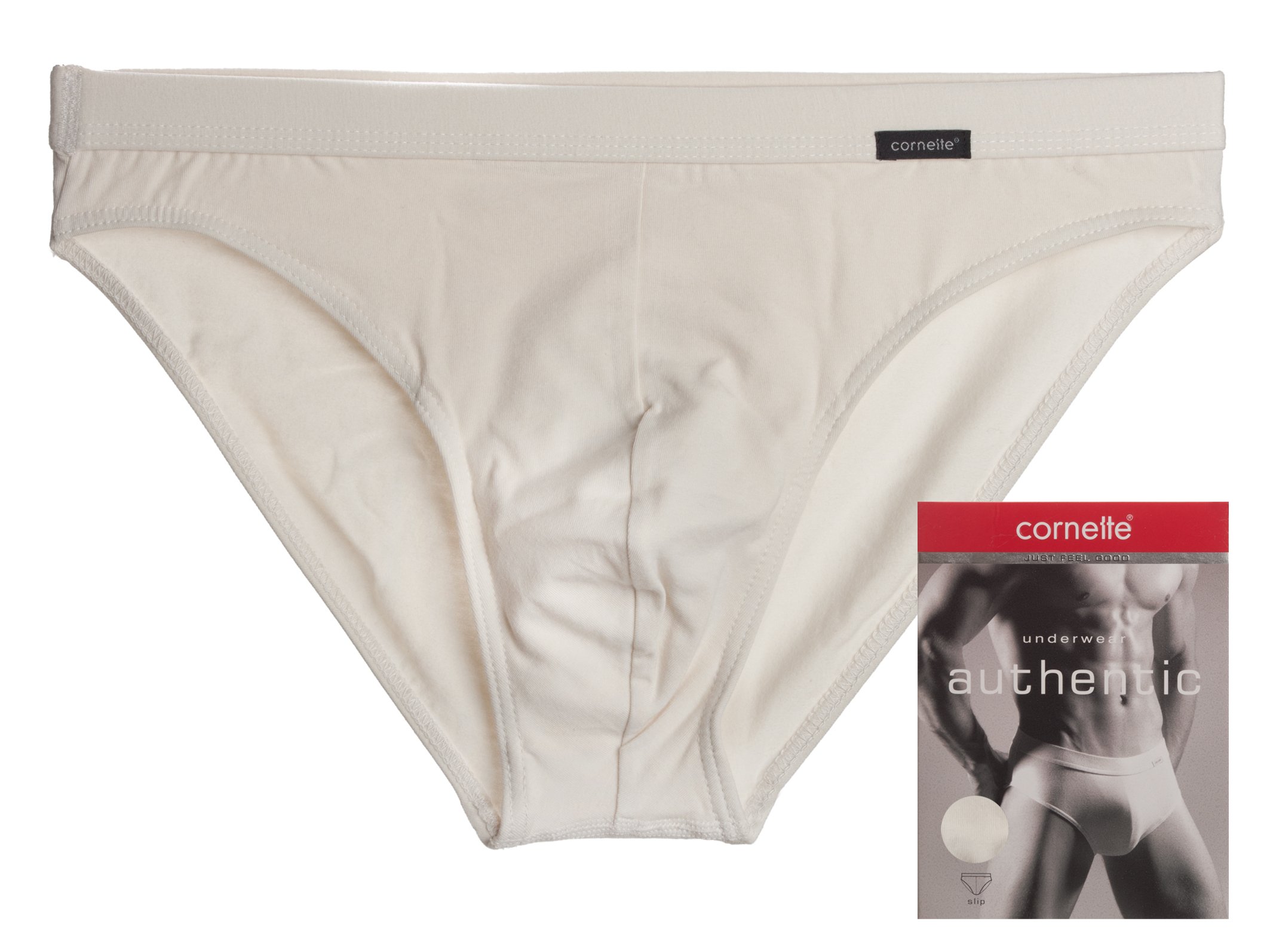 

Cornette Authentic Slipy mini bawełna ecru XL