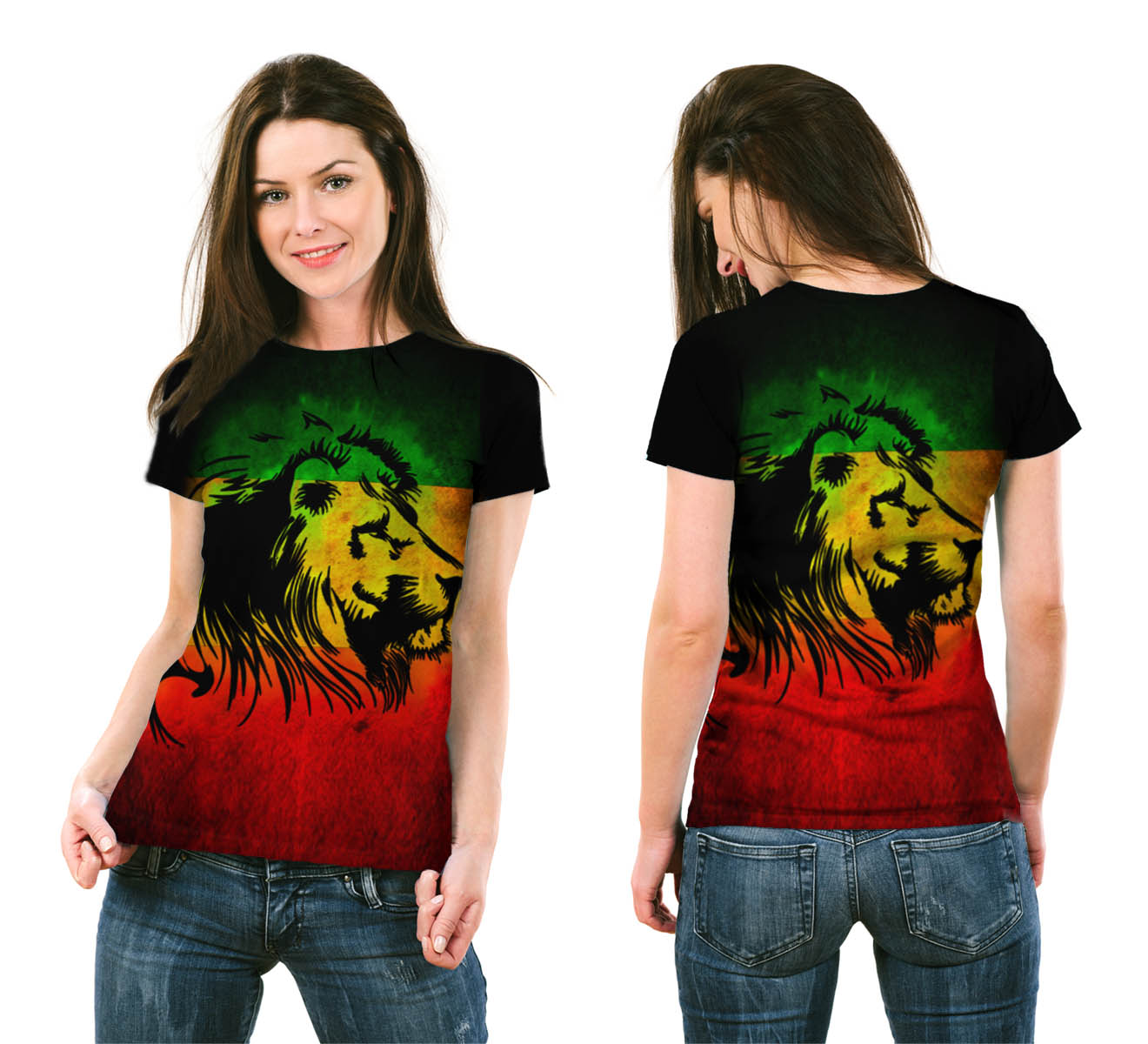 

Koszulka 3D Grafika African Lion M Modna Trwała
