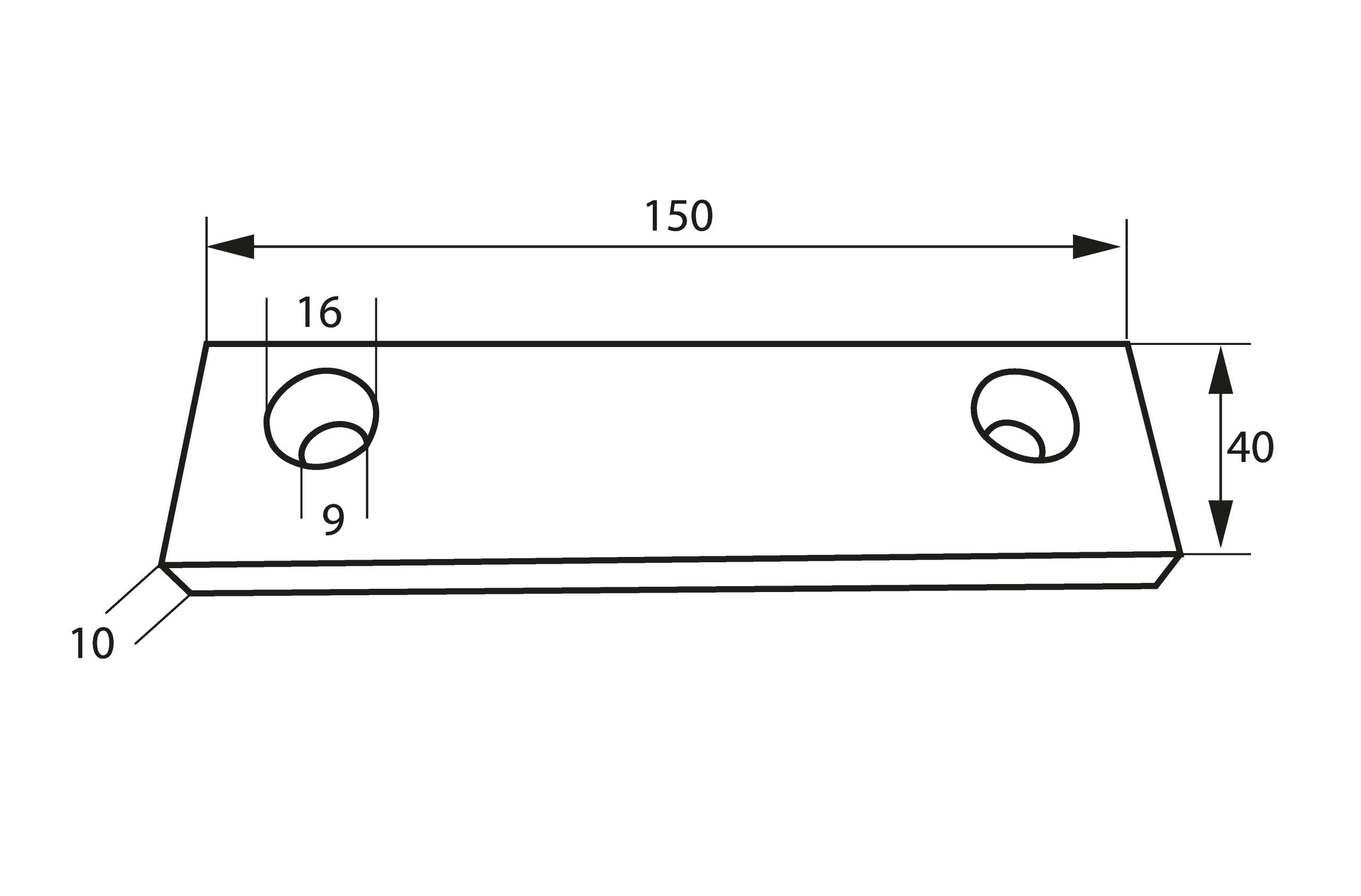 00113178 - СКОЛЬЖЕНИЕ НИЖНИЙ ВИЛОЧНЫЙ ПОГРУЗЧИК ПЛАСТИК