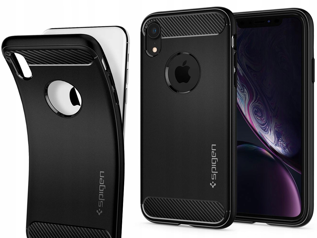 

Spigen Rugged Armor Etui Gumowe Case Do- Iphone Xr