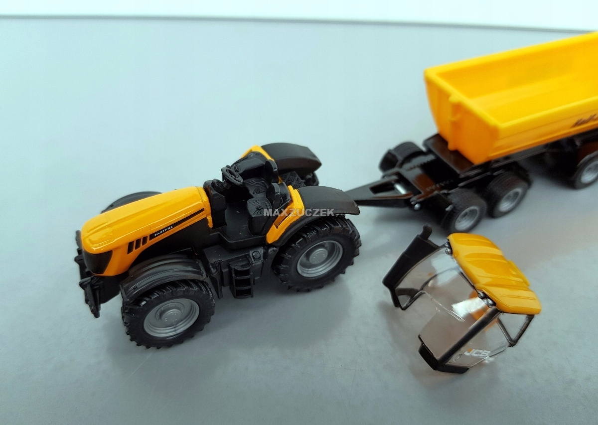 Traktor z wózkiem i wywrotką 1:87 Siku Farmer 1858-Pojazdy Rolnicze