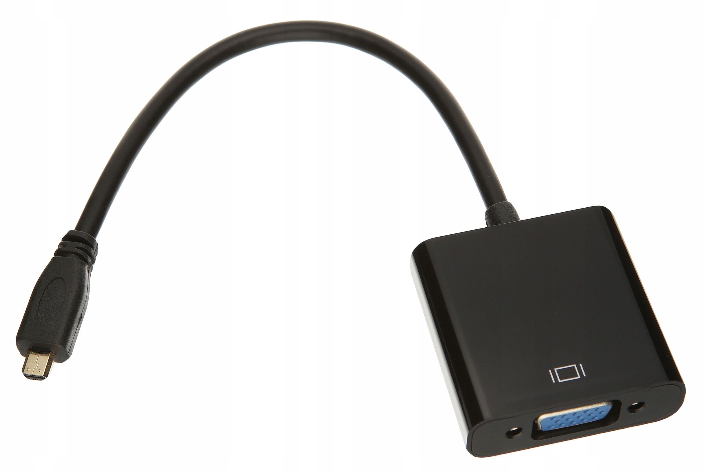 

Adapter micro Hdmi do Vga Konwerter Dsub Dźwięk
