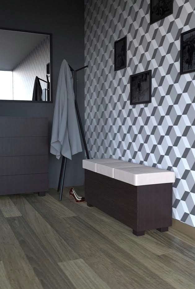 SKRZYNIA OTWIERANA pufa MODERN BOX III STELMACH Szerokość mebla 105 cm