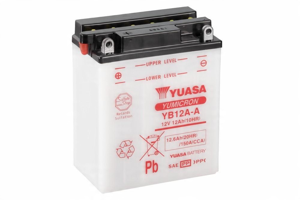

Akumulator Motocyklowy Yuasa YB12A-A 12V 12Ah