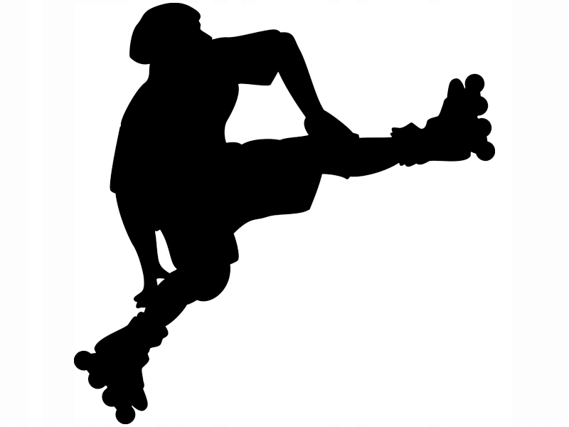 

Naklejka na ścianę Sport Rolkarz Skate 50 cm