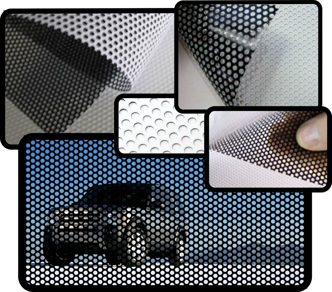 PERFOROWANA FOLIA PRZYCIEMNIAJĄCA ! SUPER EFEKT ! Producent ArtPlast