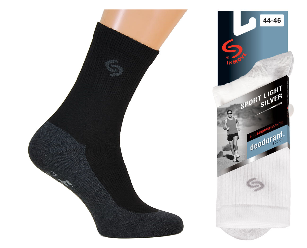 

Skarpetki Sport Light Deodorant Silver 6 Par 41-43