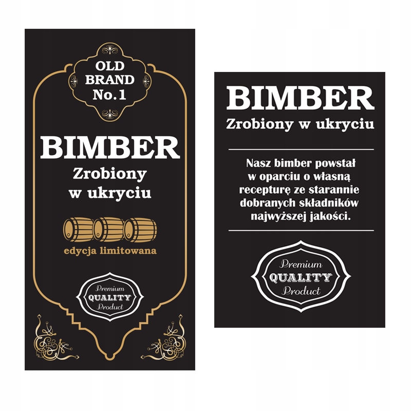 

10SZT Etykiety Na Bimber Wódkę Wesele