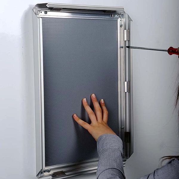 RAMA RAMKA OWZ ALUMINIOWA FORMAT A4 + FOLIA Format papieru A4