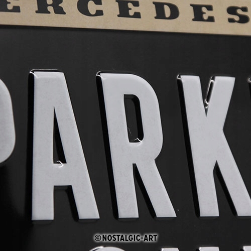 Tablica szyld MERCEDES-BENZ PARKING ONLY 30x40 Producent Nostalgic Art