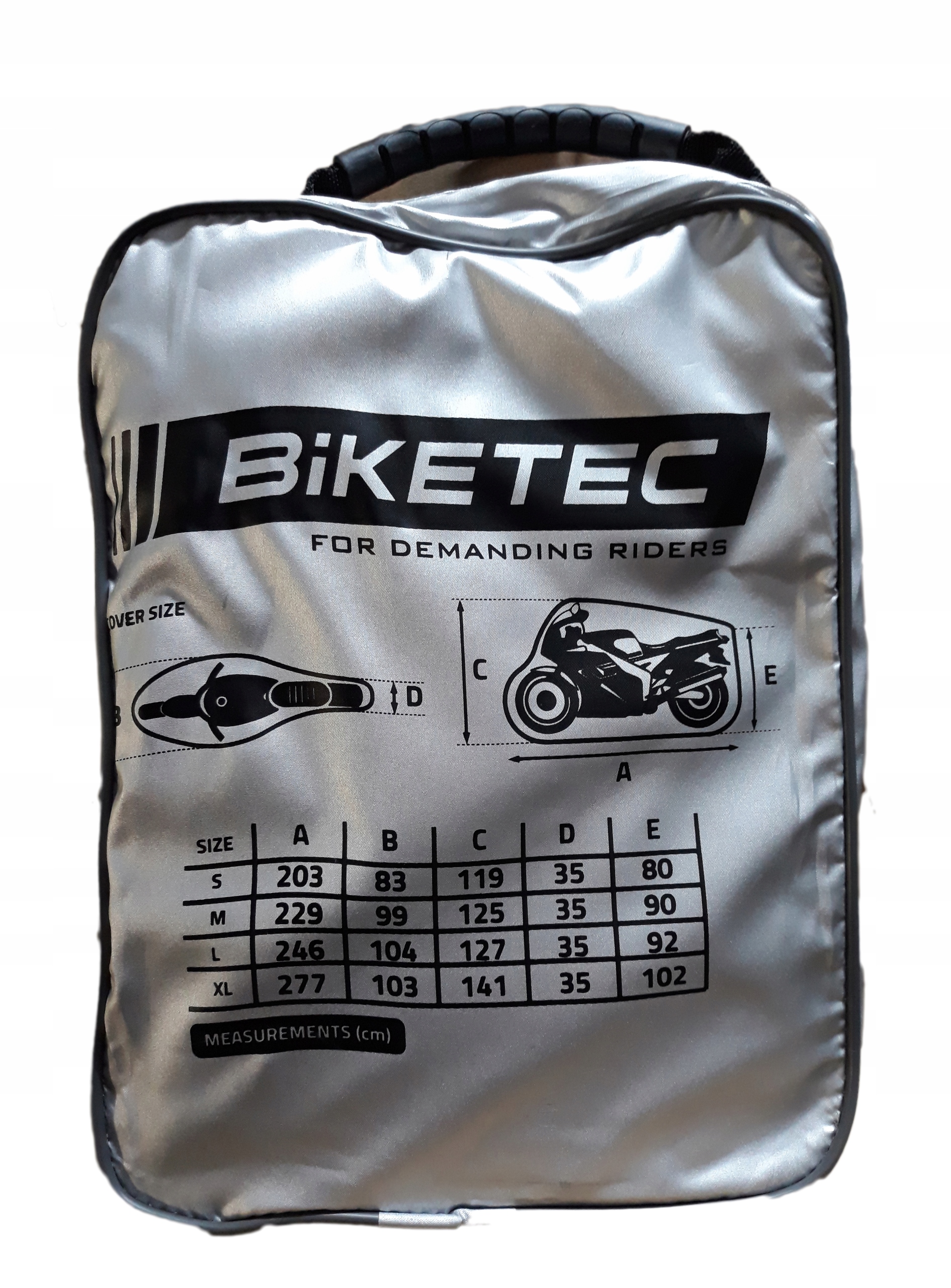 POKROWIEC NA MOTOCYKL BIKETEC WODOODPORNY ROZ.XL EAN (GTIN) 099334683010