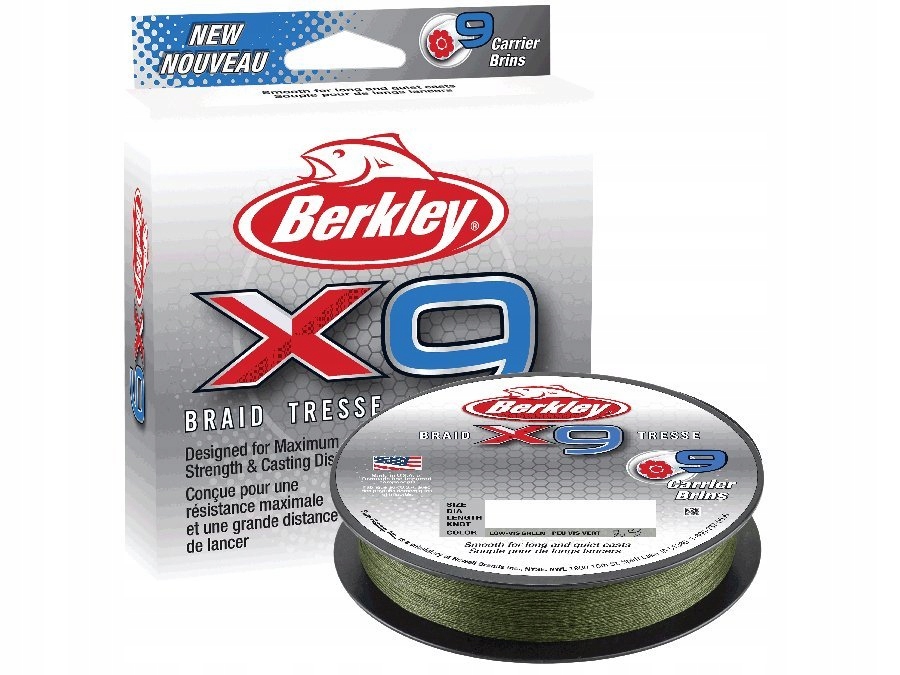 Berkley X9 Green 150M 0.25MM 27,0KG