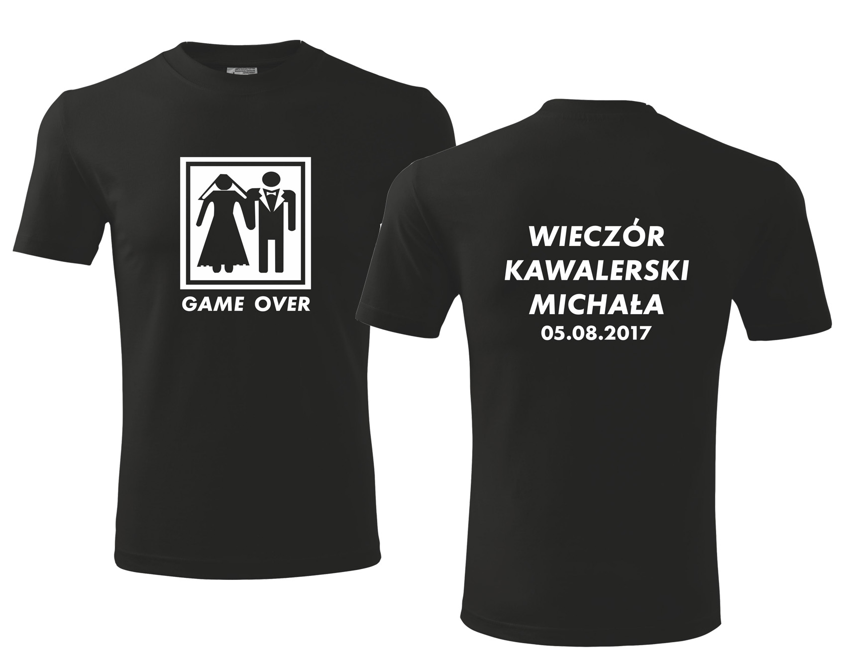 

T-shirt koszulka Wieczór Kawalerski data imię XL