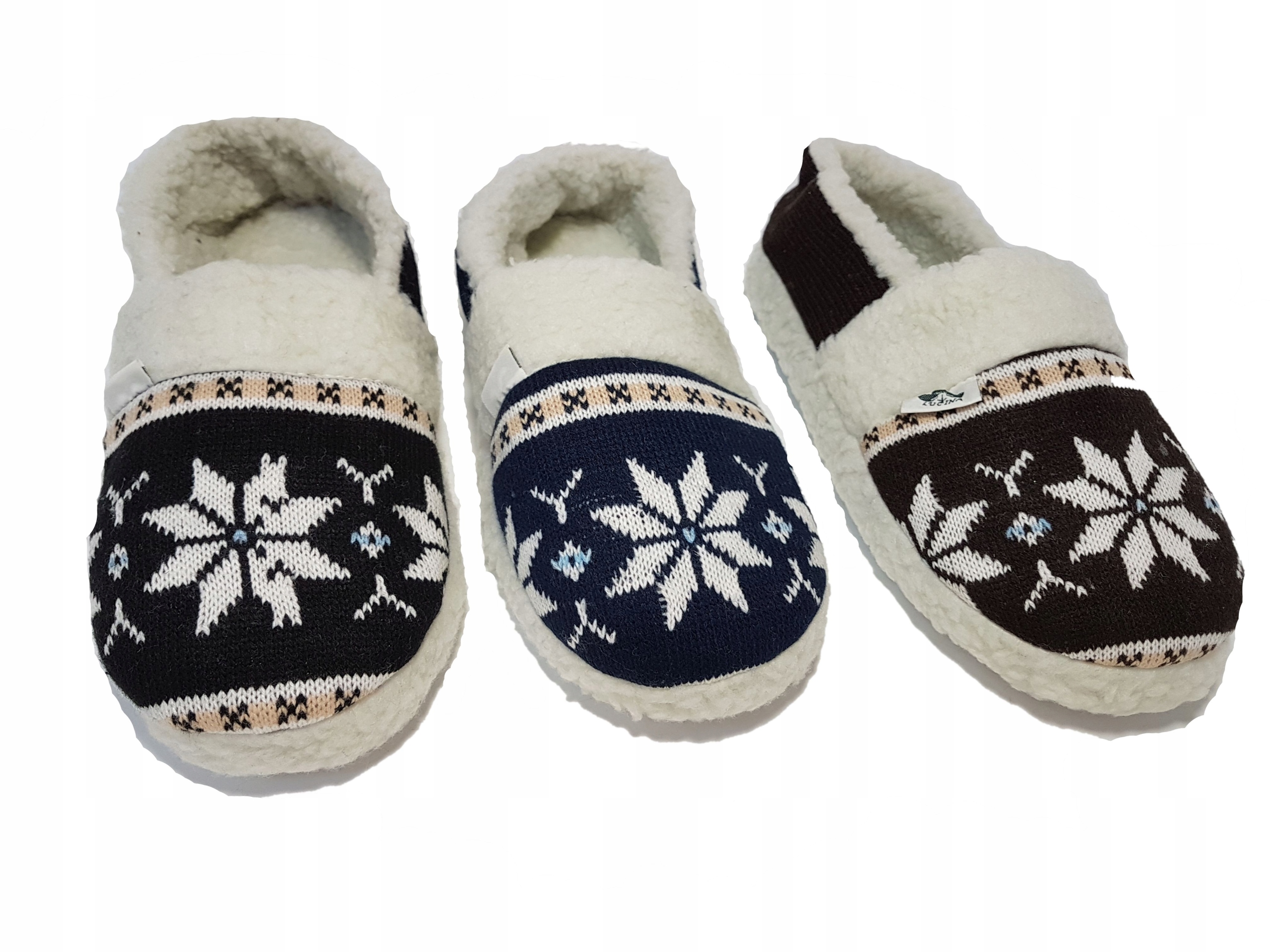 CZARNE KAPCIE -41- OCIEPLANE BAMBOSZE DLA DZIADKA Marka inna