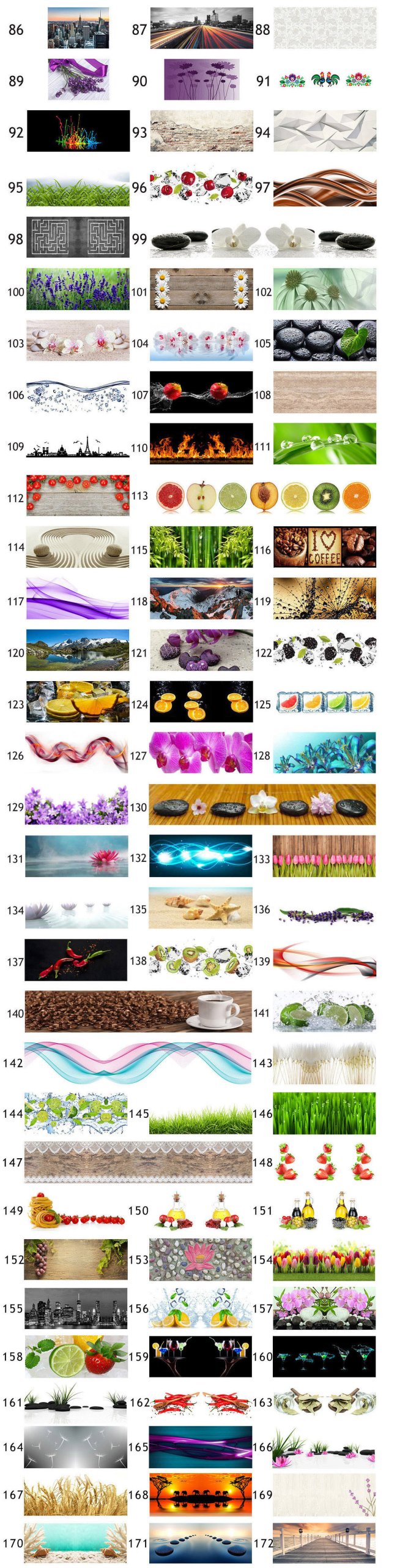 Próbka panele ścienne pcv z wybranego wzoru Długość 20 cm