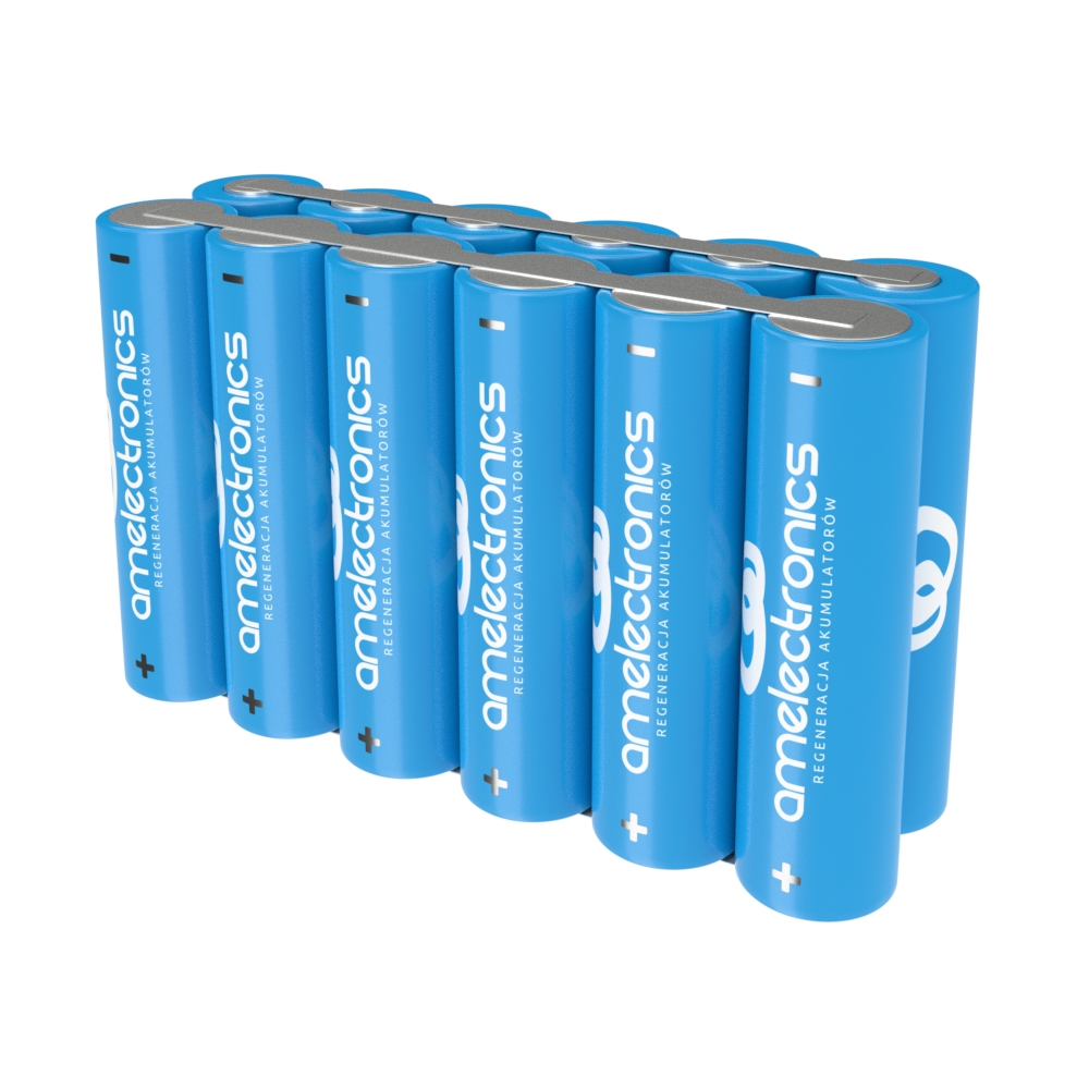 

Pakiet akumulatorów 18650 7,4V 2S6P 20400mAh Li-io