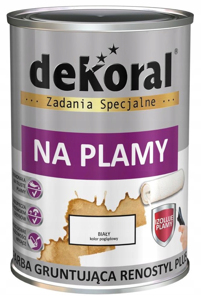 

Dekoral Renostyl Farba gruntująca na plamy 0,9L